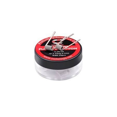 Pack 10 Tri-core Fused Clapton Coilology 0.32ohm