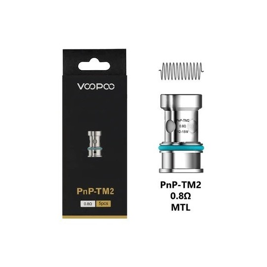 PnP TM2  0,8 ohms Résistance VooPoo