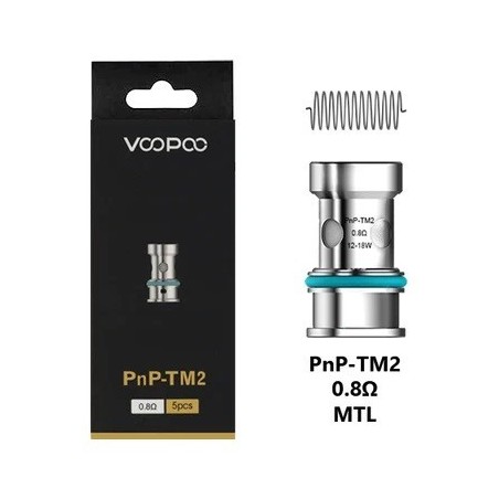 PnP TM2  0,8 ohms Résistance VooPoo