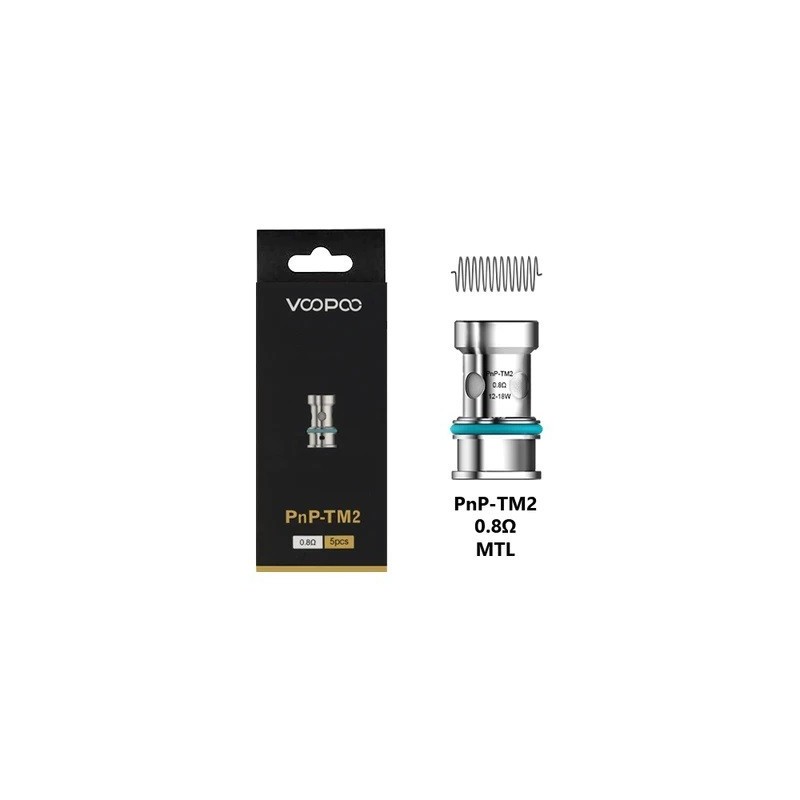 PnP TM2  0,8 ohms Résistance VooPoo