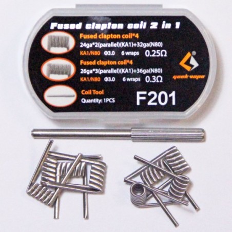 Fused Clapton F201 Coils GeekVape