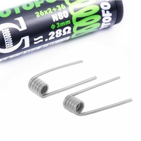 Fused Clapton 0.5 Coils 26+38G 10pcs - Wotofo