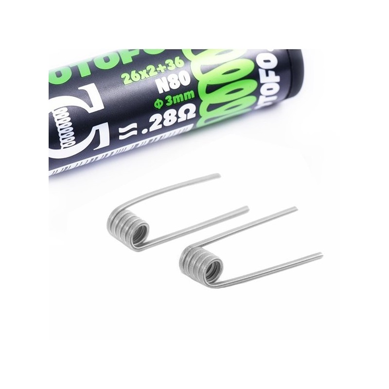 Fused Clapton 0.5 Coils 26+38G 10pcs - Wotofo