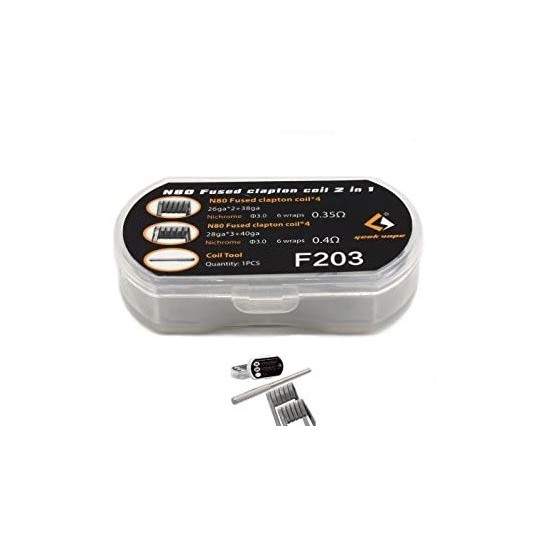 N80 Fused Clapton 203 Coil 2in1 -  GeekVape