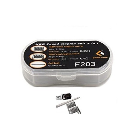 N80 Fused Clapton 203 Coil 2in1 -  GeekVape